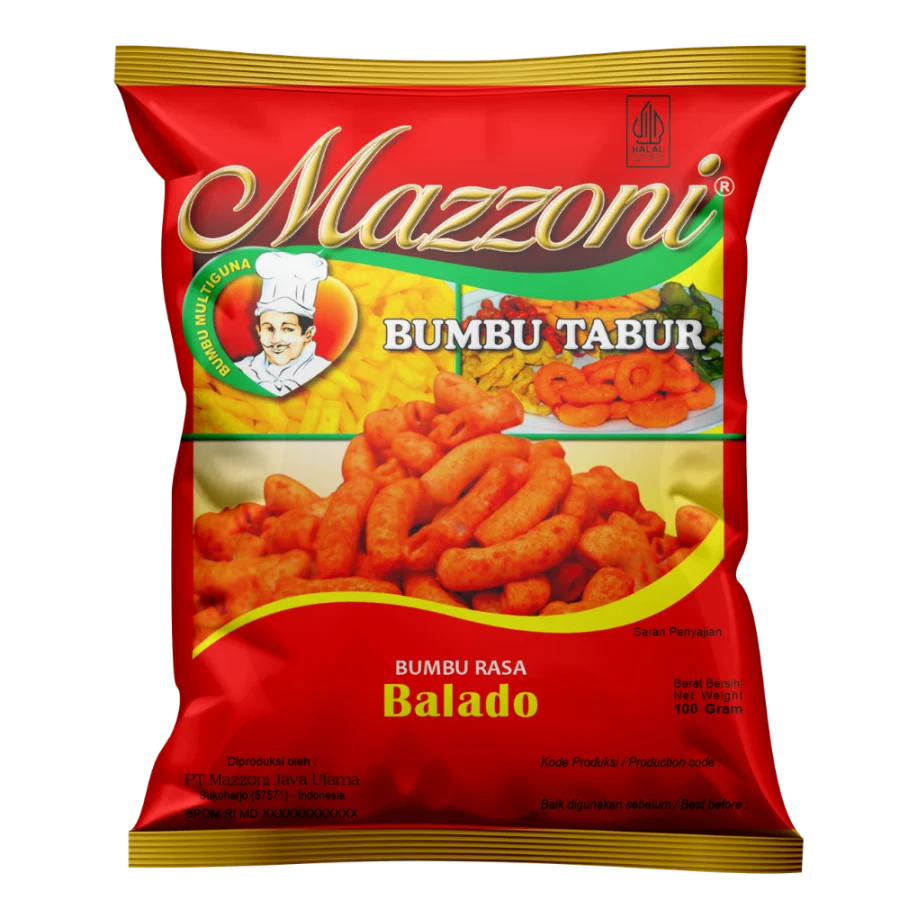 Kemasan Bumbu Tabur Balado