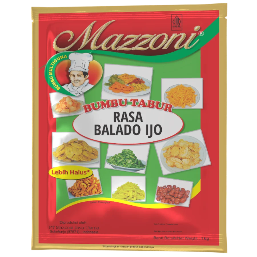 Kemasan Bumbu Tabur Balado Ijo
