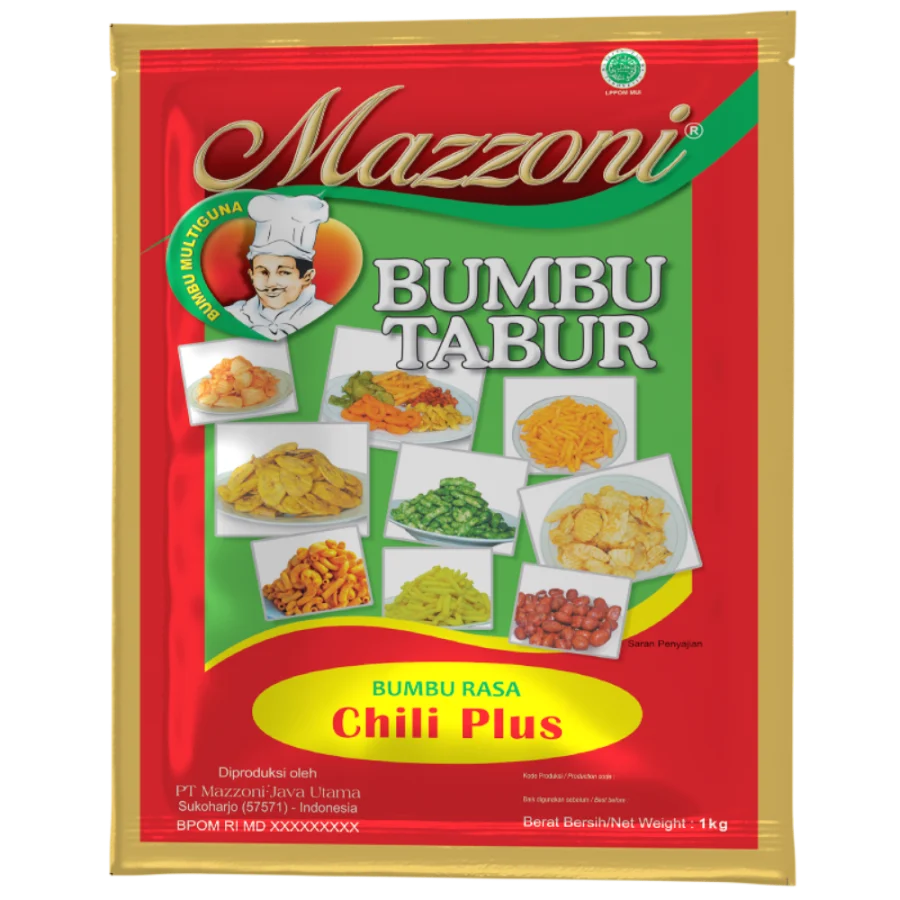 Kemasan Bumbu Tabur Chili Plus