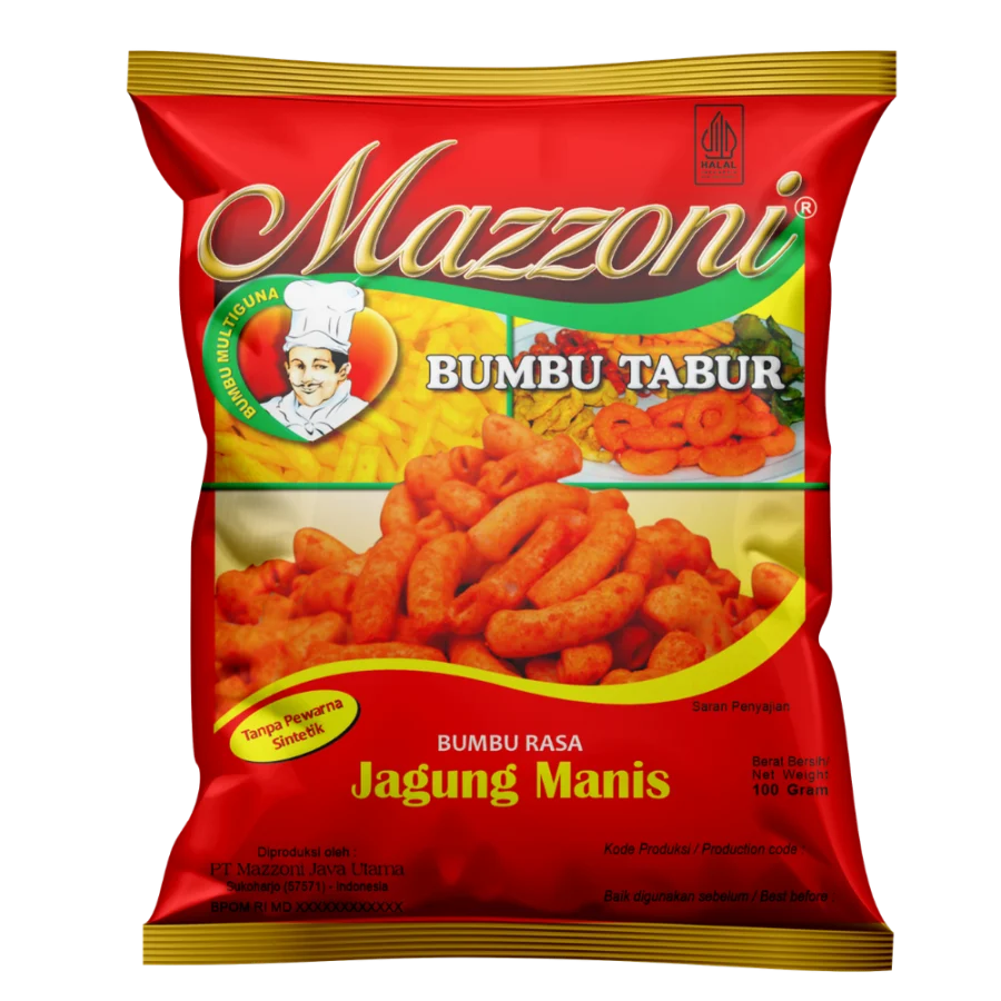 Kemasan Bumbu Tabur Jagung Manis