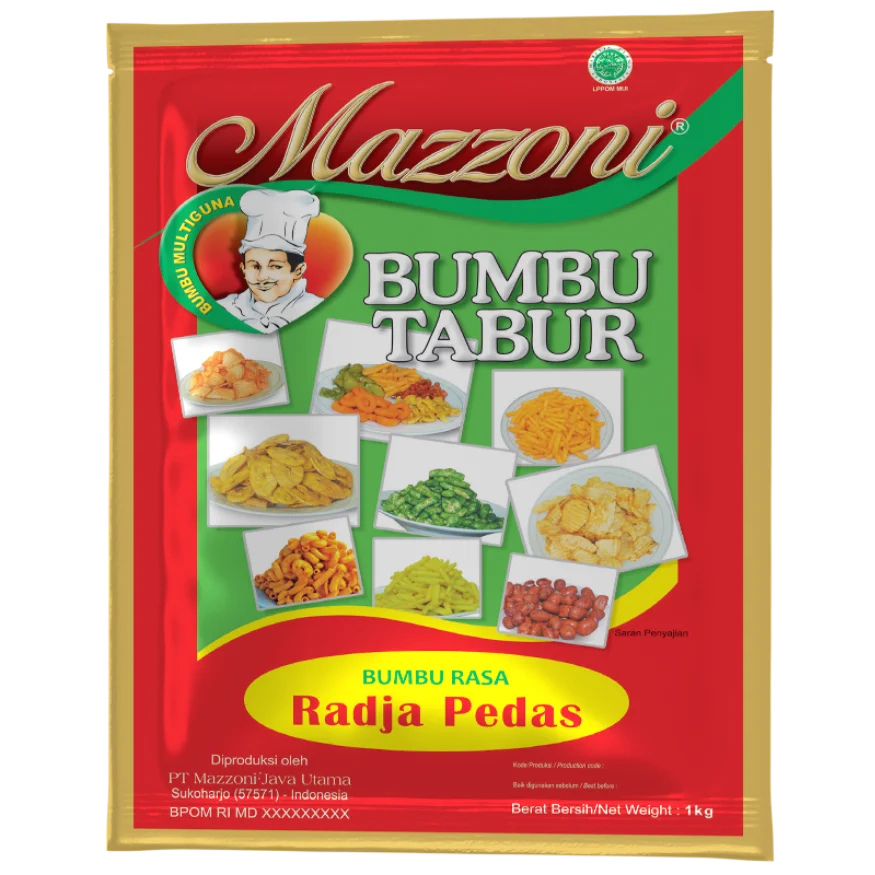 Kemasan Bumbu Tabur Radja Pedas