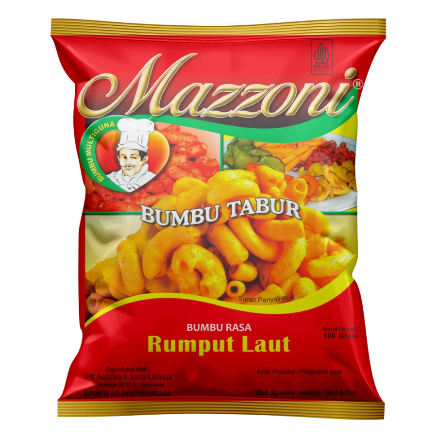 Kemasan Bumbu Tabur Rumput Laut