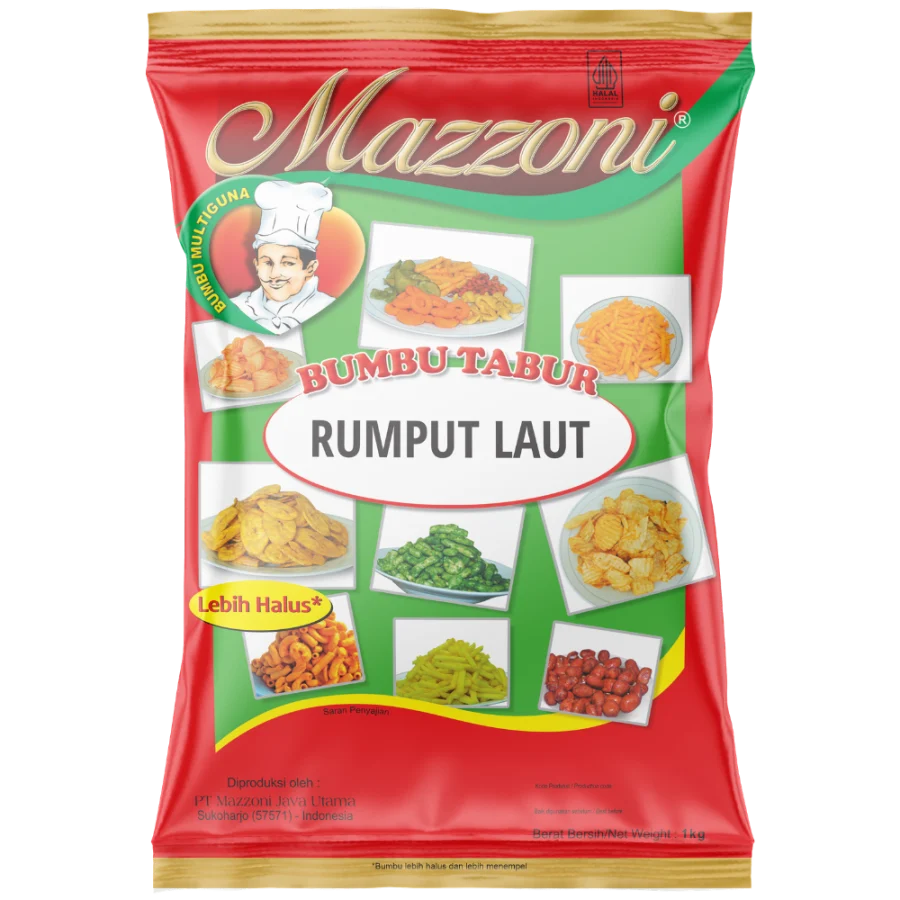 Kemasan Bumbu Tabur Rumput Laut