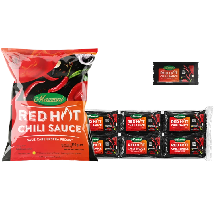 Kemasan Sauce Red Hot